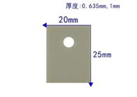 Płytka z polerowanego podłoża ceramicznego 10x10 mm dla wymagań klienta